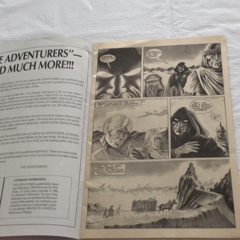 Comic Book Adventures #0 made in1986 written by Scott Behnke. - Picture 2 of 7